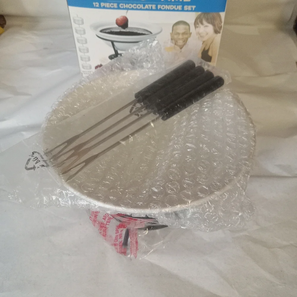 FUN DO TIME CHOCOLATE FONDUE SET BY HOME PRESENCE. New Open Box READ
